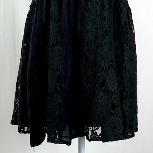 Umgee Babydoll Black Lace  Boho Cottage Witchy Mini Dress NWT Size S - Picture 3 of 11